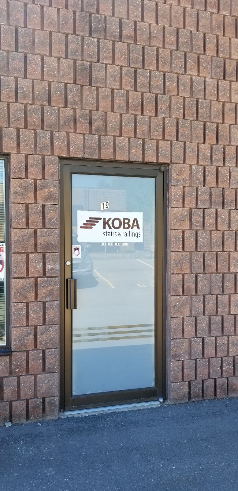 Koba Stairs & Railings Inc | 49 McIntyre Pl Unit 19, Kitchener, ON N2R 1G3, Canada | Phone: (519) 748-6676