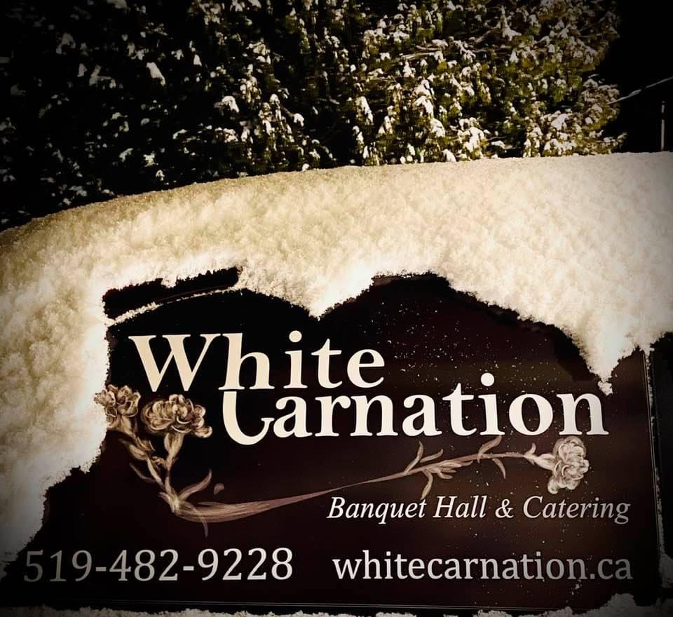 White Carnation Banquet Hall | 79867 Parr Line, Clinton, ON N0M 1L0, Canada | Phone: (519) 482-9228