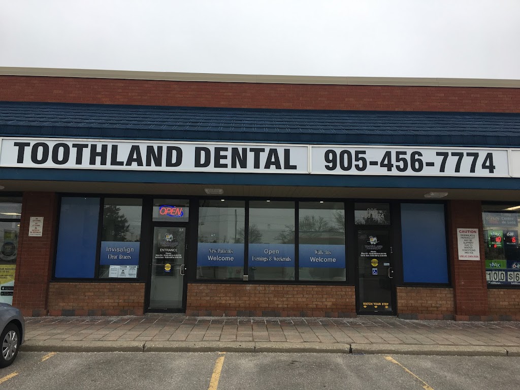 Toothland Dental | 345 Queen St W Unit 3&4, Brampton, ON L6Y 3A9, Canada | Phone: (905) 456-7774