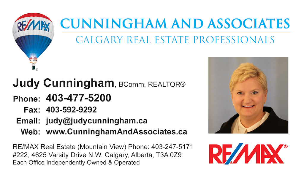 Judy Cunningham and Associates Real Estate Inc. - The Real Estat | 5080 12a St SE, Calgary, AB T2G 5K9, Canada