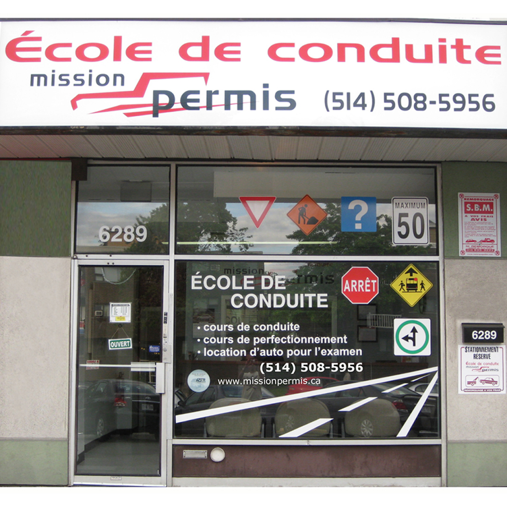 École de conduite Mission Permis | 6289 Rue Sherbrooke E, Montréal, QC H1N 1C3, Canada | Phone: (514) 508-5956