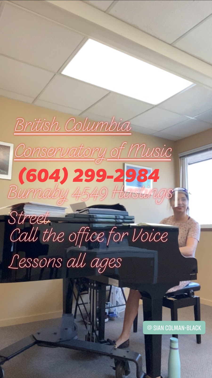 British Columbia Conservatory of Music - School | 109 East 40th Avenue, (at Quebec St.), Vancouver, BC V5W 1L6, Canada | Phone: (604) 299-2984