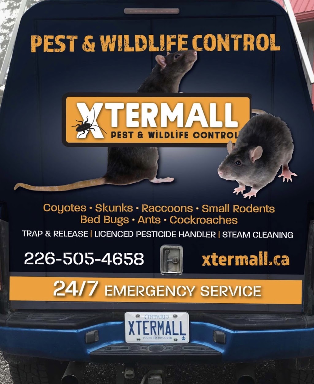 Xtermall Pest & Wildlife Control | 92 Northcliffe Crescent, Cambridge, ON N3C 4M7, Canada | Phone: (226) 505-4658