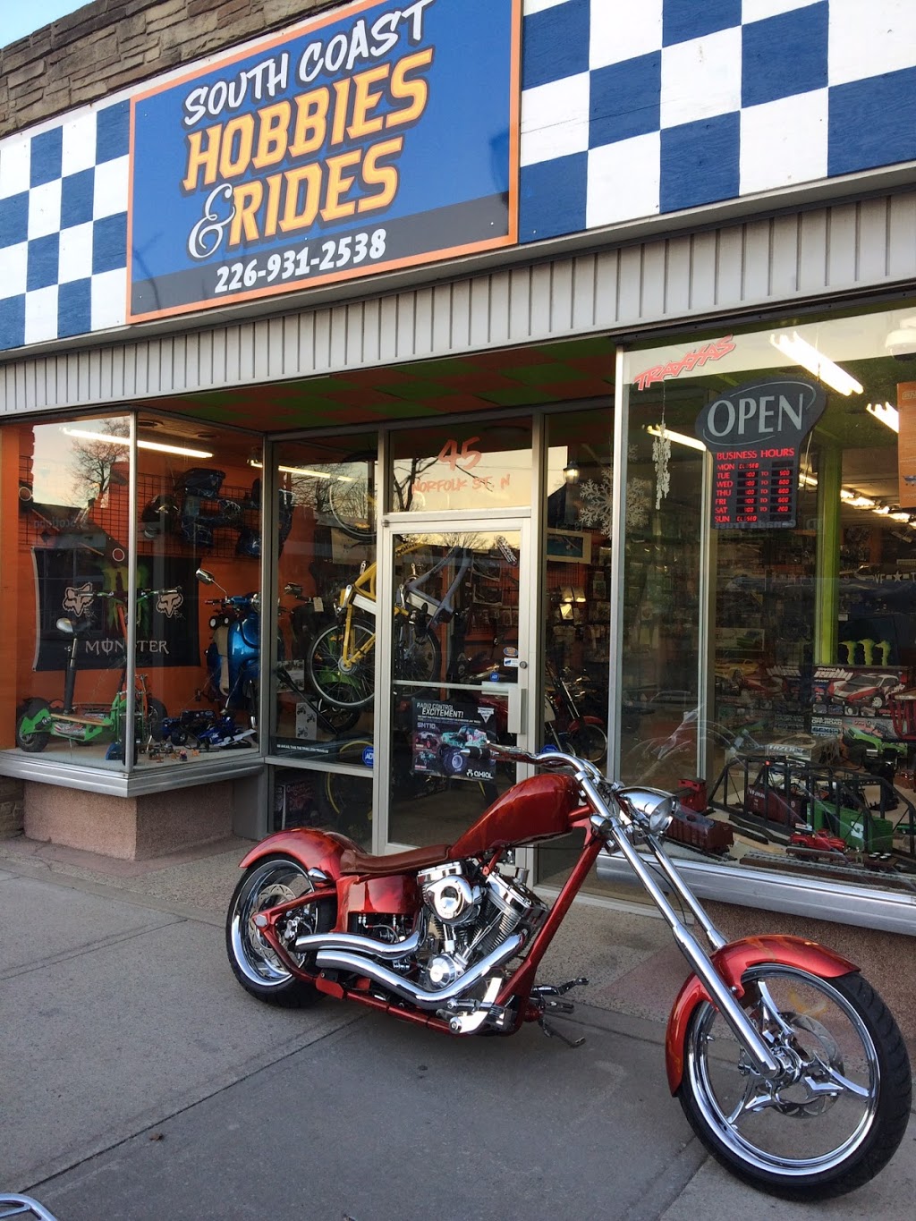 South Coast Hobbies & Rides | 45 Norfolk St N, Simcoe, ON N3Y 3N6, Canada | Phone: (226) 931-2538