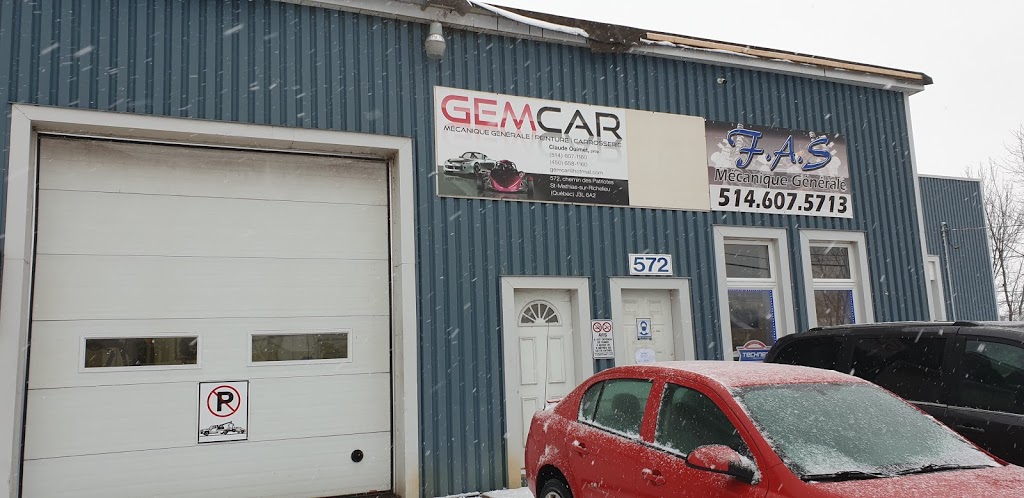 Entreprises F.A.S. GemCar | 572 Chemin des Patriotes, Saint-Mathias-sur-Richelieu, QC J3L 6A2, Canada | Phone: (514) 607-5713