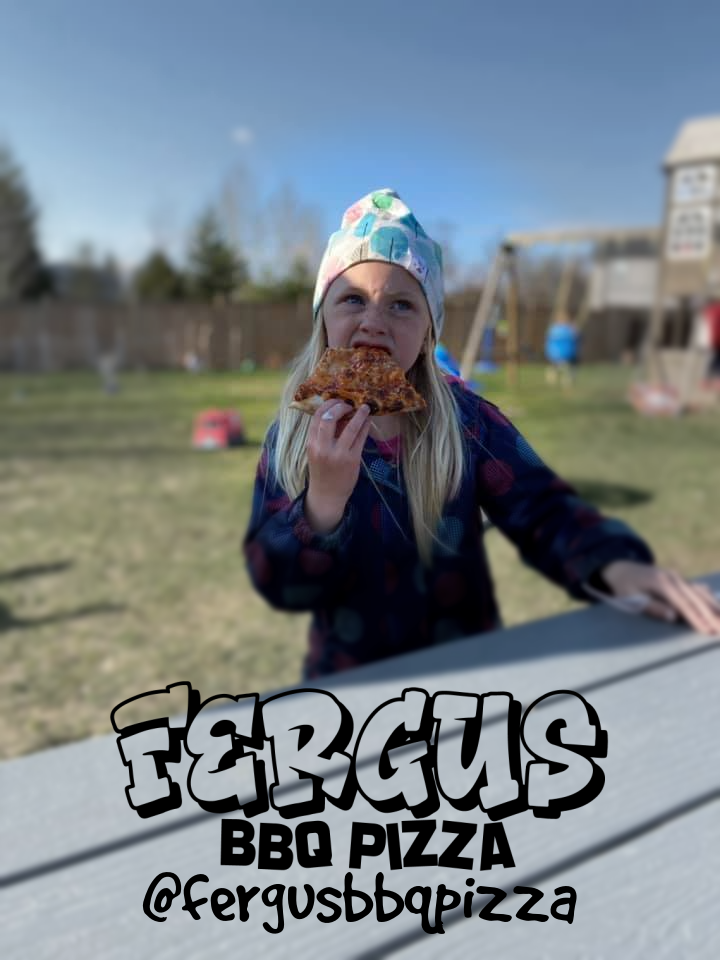 Fergus BBQ Pizza | 57 McFarlane Cres, Fergus, ON N1M 0G3, Canada | Phone: (289) 625-9091