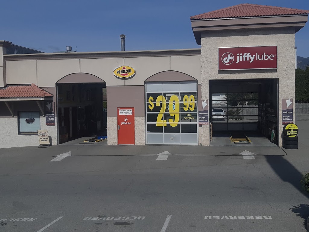 Jiffy Lube | 2695 Skaha Lake Rd Unit 106, Penticton, BC V2A 6E8, Canada | Phone: (250) 492-6515