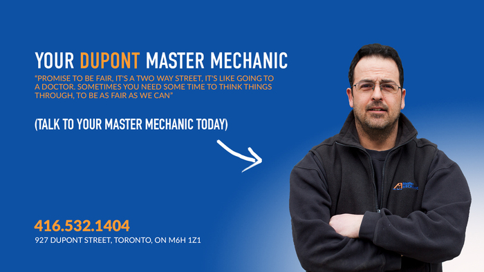 Master Mechanic Dupont | 927 Dupont Street, Toronto, ON M6H 1Z1, Canada | Phone: (416) 532-1404