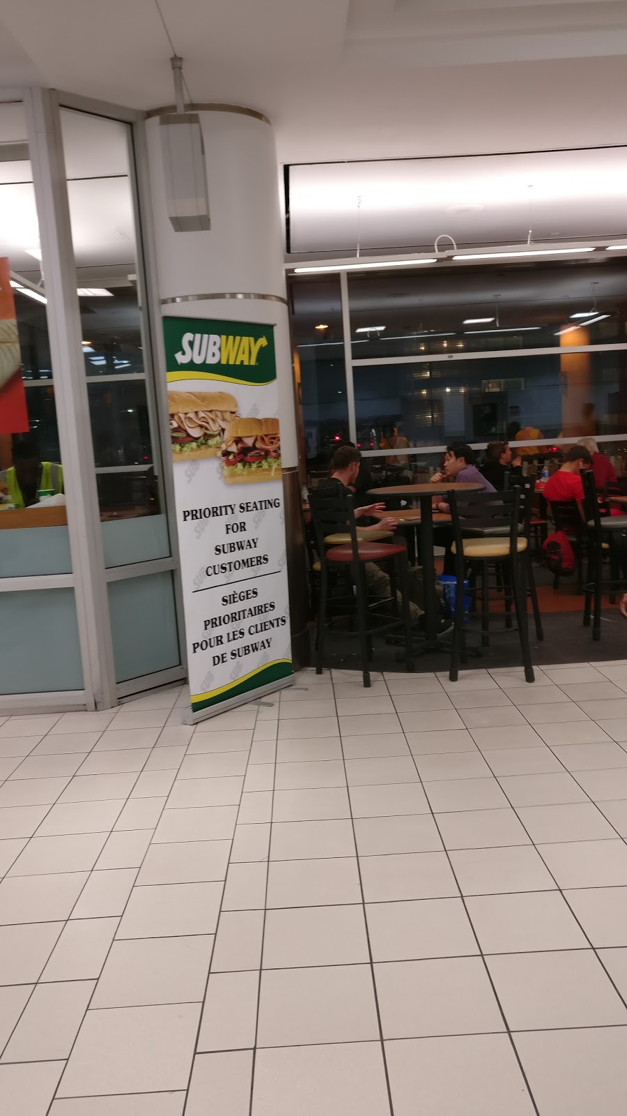 Subway | Terminal 3, Arrivals Level Room F103, Mississauga, ON L4V 1R8, Canada | Phone: (905) 672-9730