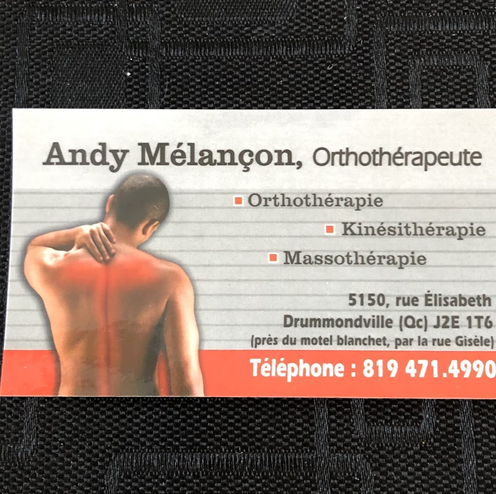 Andy Melancon Orthotherapeute | 5150 Rue Élisabeth, Drummondville, QC J2E 1T6, Canada | Phone: (819) 471-4990