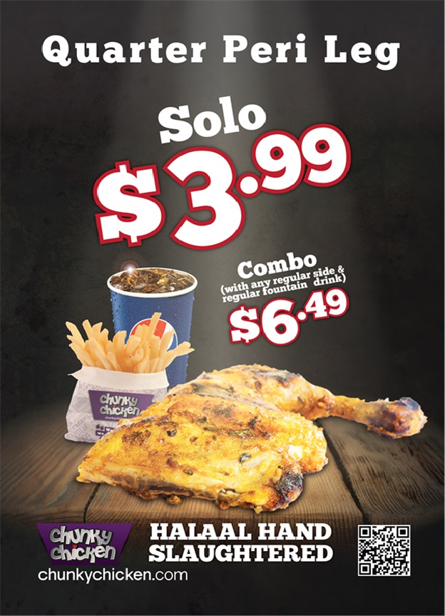 Chunky Chicken | 45 Overlea Boulevard, East York Town Centre, Toronto, ON M4H 1C3, Canada | Phone: (416) 792-3114