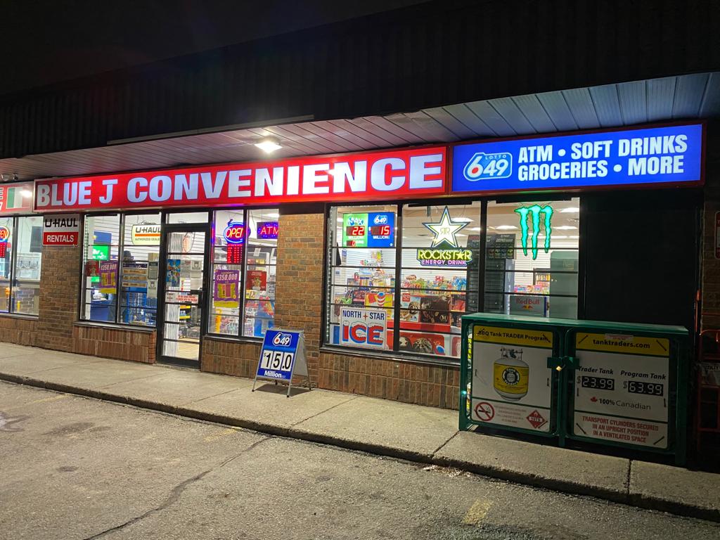 BLUE J Convenience | 1440 Jalna Blvd, London, ON N6E 3P2, Canada | Phone: (226) 663-3737