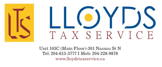 Lloyds Tax Service | 301 Nassau St N #103C, Winnipeg, MB R3L 2J5, Canada | Phone: (204) 615-3777
