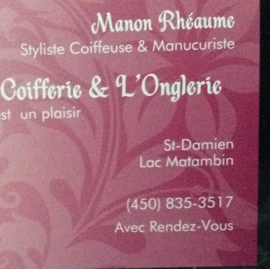 Salon de Coiffure La Coifferie & Onglerie St-Damien | 7743 Chemin Raymond, Saint-Damien, QC J0K 2E0, Canada | Phone: (450) 835-3517