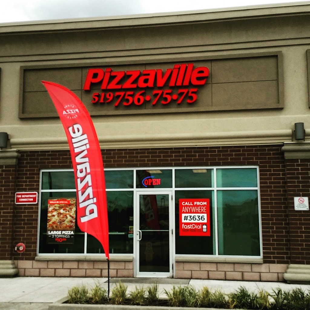 Pizzaville | 300 King George Rd b103, Brantford, ON N3R 5L8, Canada | Phone: (519) 756-7575