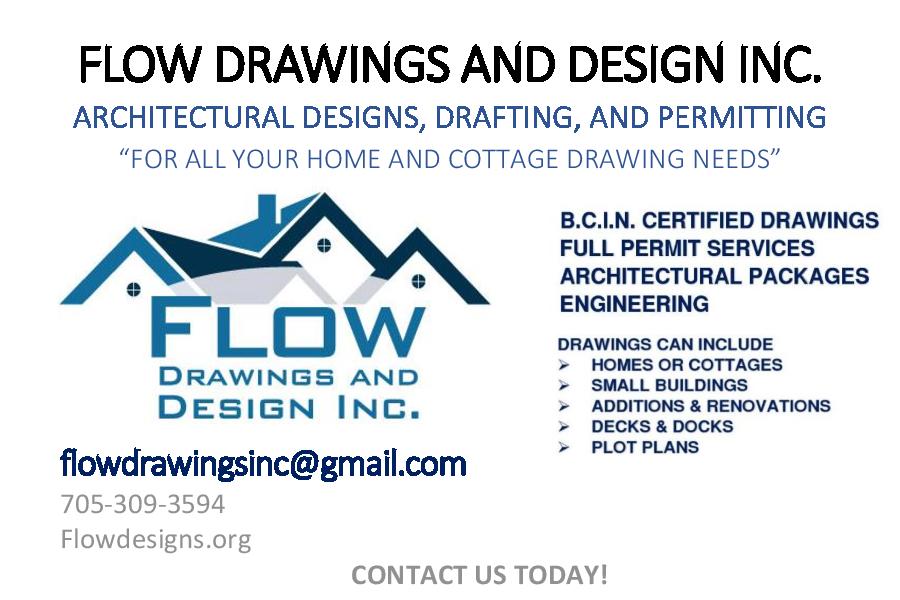 Flow Drawings and Design Inc. | 3 Violet Dr, Port Severn, ON L0K 1S0, Canada | Phone: (705) 309-3594