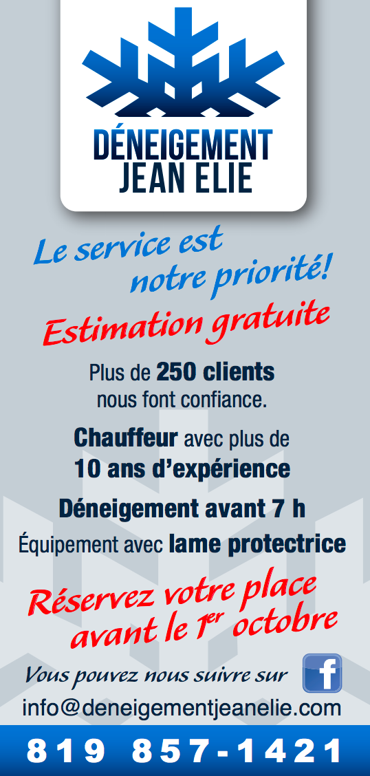 Déneigement Jean Élie | 4940 Rue Eusèbe-Lemaire, Drummondville, QC J2E 1P3, Canada | Phone: (819) 857-1421