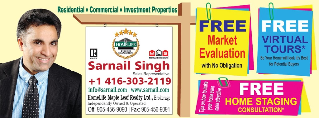 Sarnail Singh, MBA, CCIM | 80 Eastern Ave Unit #3, Brampton, ON L6W 1X9, Canada | Phone: (416) 303-2119