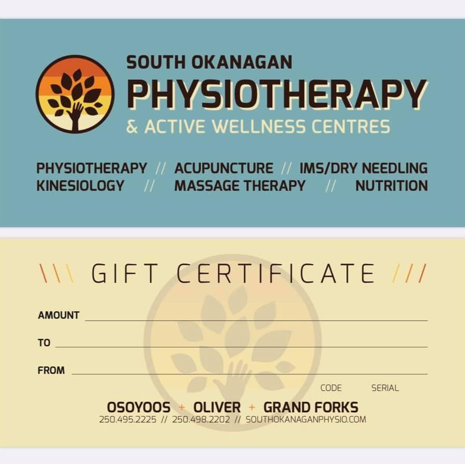 Osoyoos Physiotherapy & Active Wellness Centre | 8301 78 Ave, Osoyoos, BC V0H 1V0, Canada | Phone: (250) 495-2225