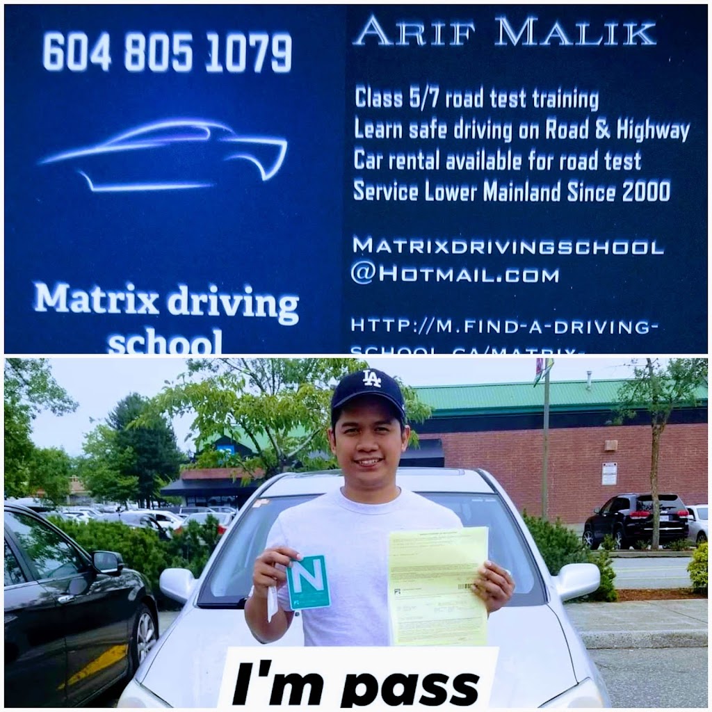 Matrix driving school | 7833 142a St, Surrey, BC V3S 2T8, Canada | Phone: (604) 805-1079