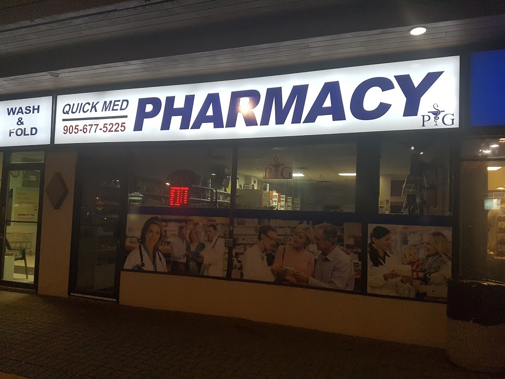 Quick-Med Pharmacy | 3427 Derry Rd E, Mississauga, ON L4T 4H7, Canada | Phone: (905) 677-5225