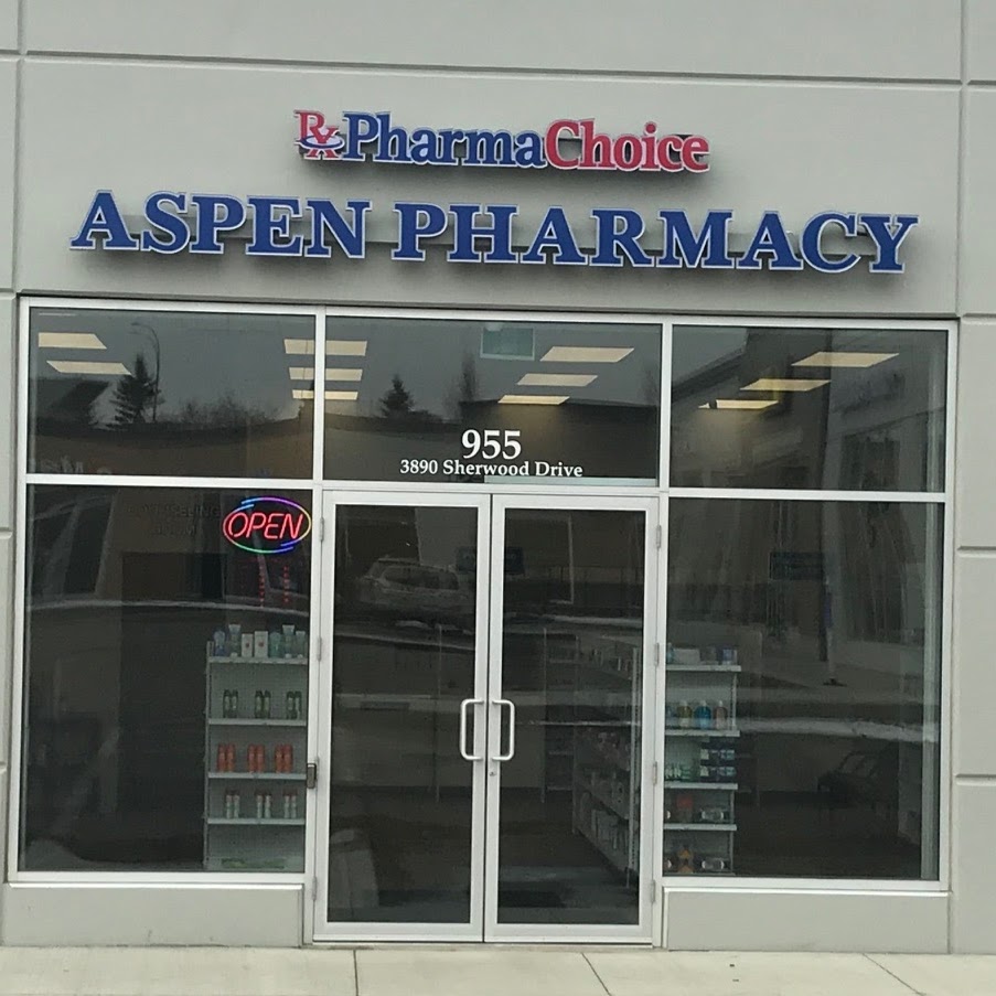 Aspen Pharmacy | 3890 Sherwood Dr #955, Sherwood Park, AB T8H 0Z9, Canada | Phone: (780) 400-9802