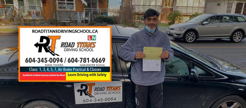 Road Titans Driving School Surrey | 15411 80A Ave, Surrey, BC V3S 7X7, Canada | Phone: (604) 345-0094