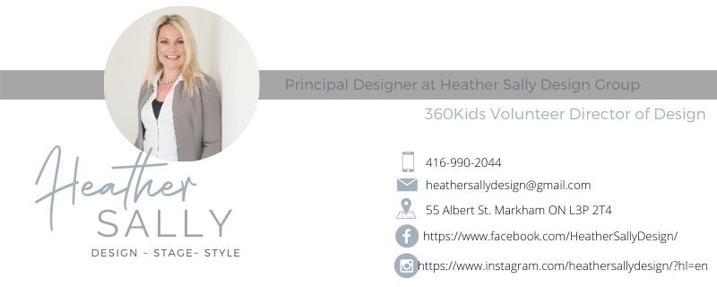 Heather Sally Design | 55 Albert St Suite 100, Markham, ON L3P 2T4, Canada | Phone: (416) 990-2044