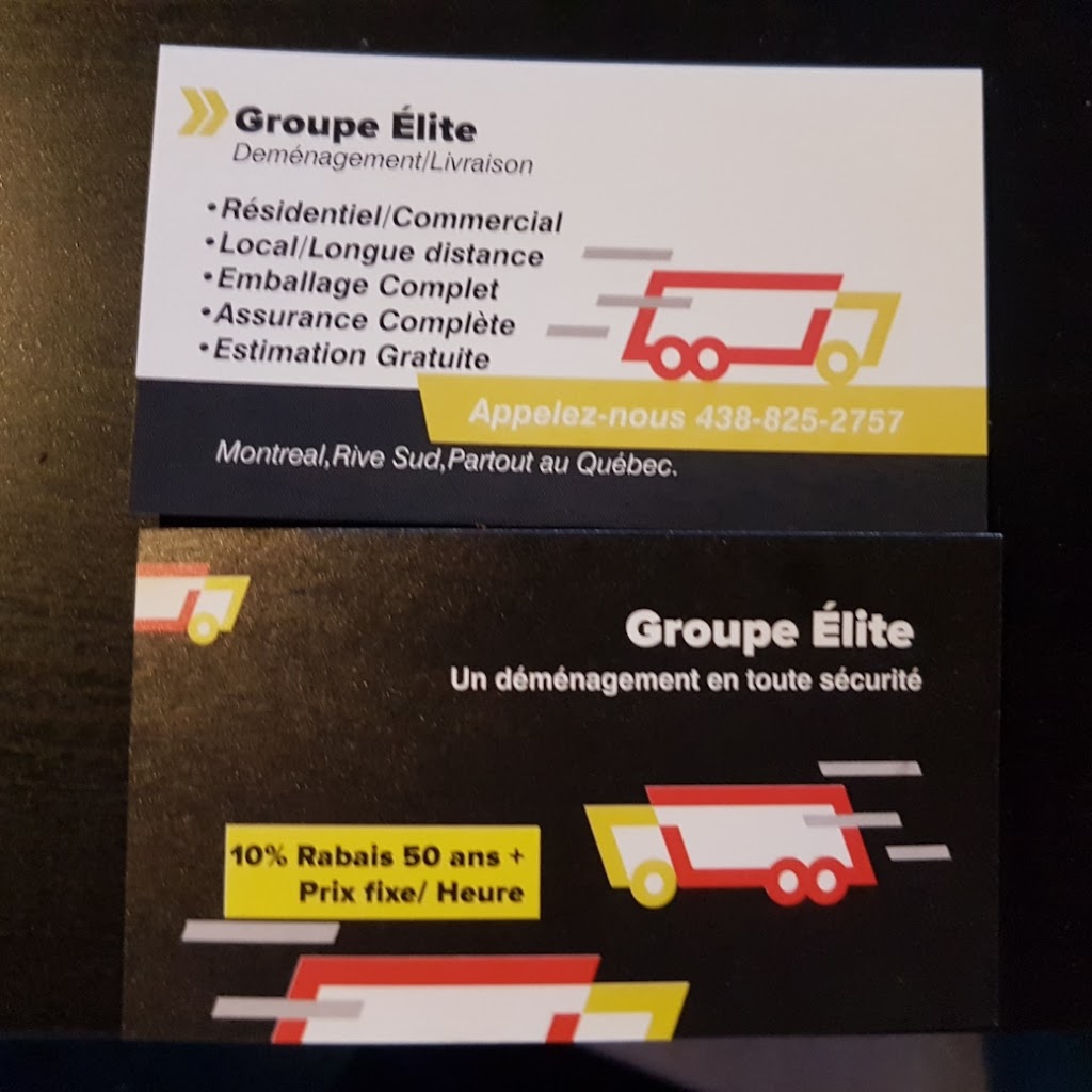 Déménagement Groupe Élite | 232 Rue Lavoie, Longueuil, QC J4G 2R2, Canada | Phone: (438) 825-2757