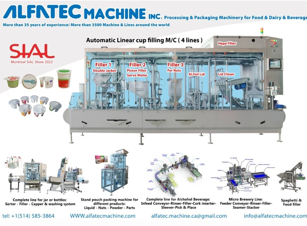 Alfatec Machine Inc | 113 Av. Guthrie, Dorval, QC H9P 2P1, Canada | Phone: (514) 585-3864