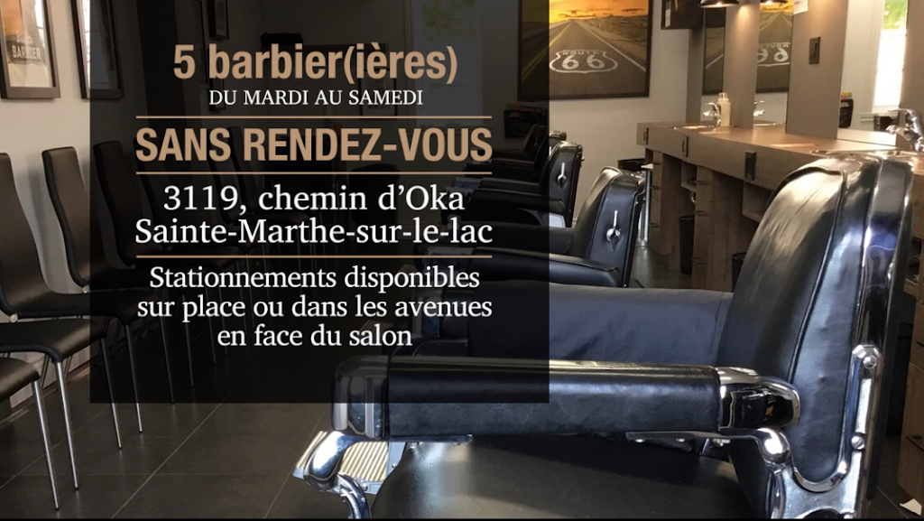 Chez Éric Barber Shop | 3119 Chem. dOka, Sainte-Marthe-sur-le-Lac, QC J0N 1P0, Canada | Phone: (450) 623-9880