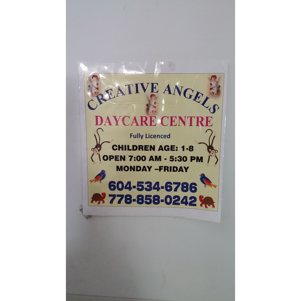 Creative Angels Daycare Centre | 21179 83b Ave, Langley City, BC V2Y 0C3, Canada | Phone: (604) 881-9010