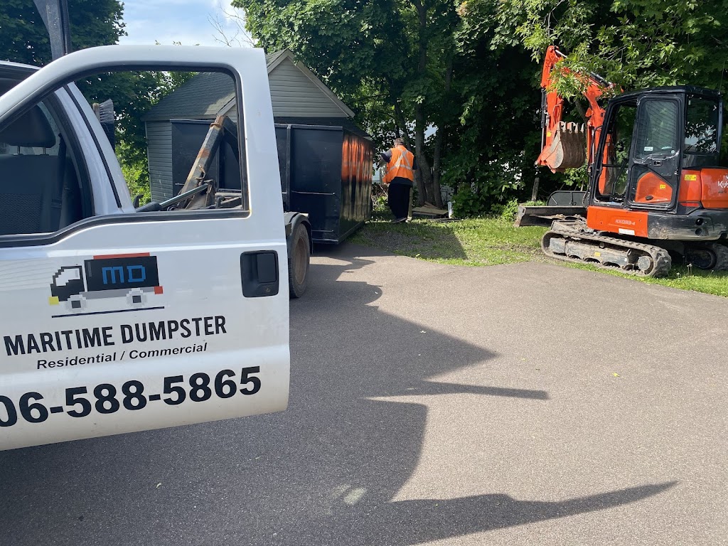 Maritime Dumpster | 9 Zack Rd, Berry Mills, NB E1G 3S2, Canada | Phone: (506) 588-5865