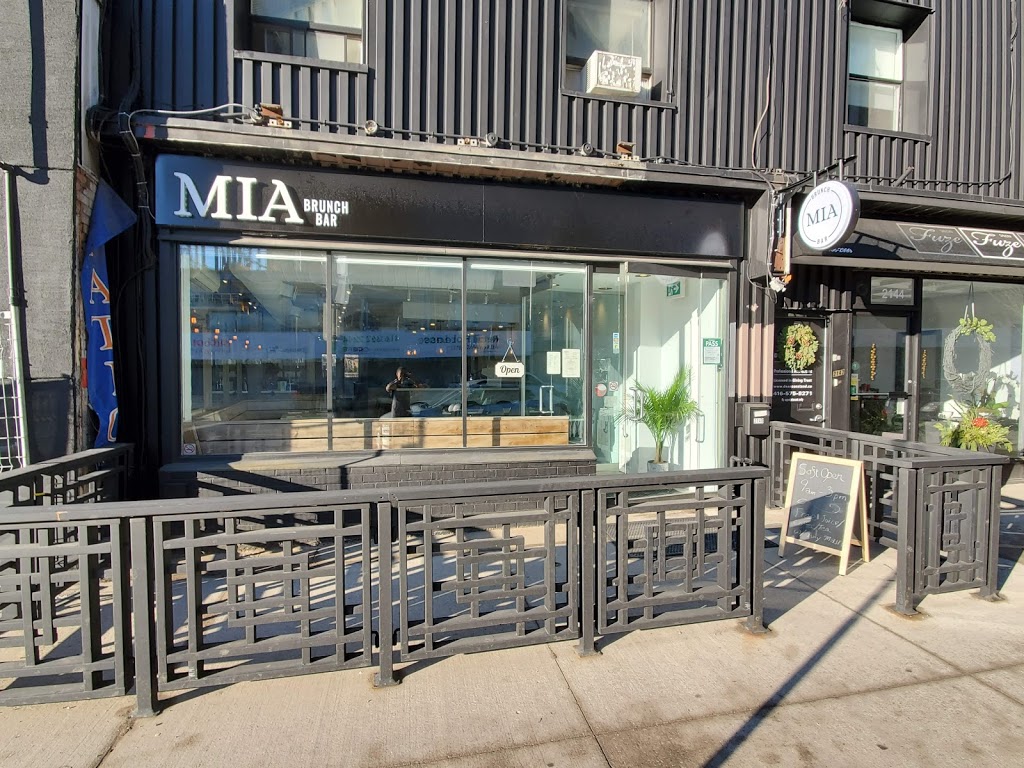 MIA Brunch Bar | 2140 Yonge St, Toronto, ON M4S 2A8, Canada | Phone: (416) 322-5553