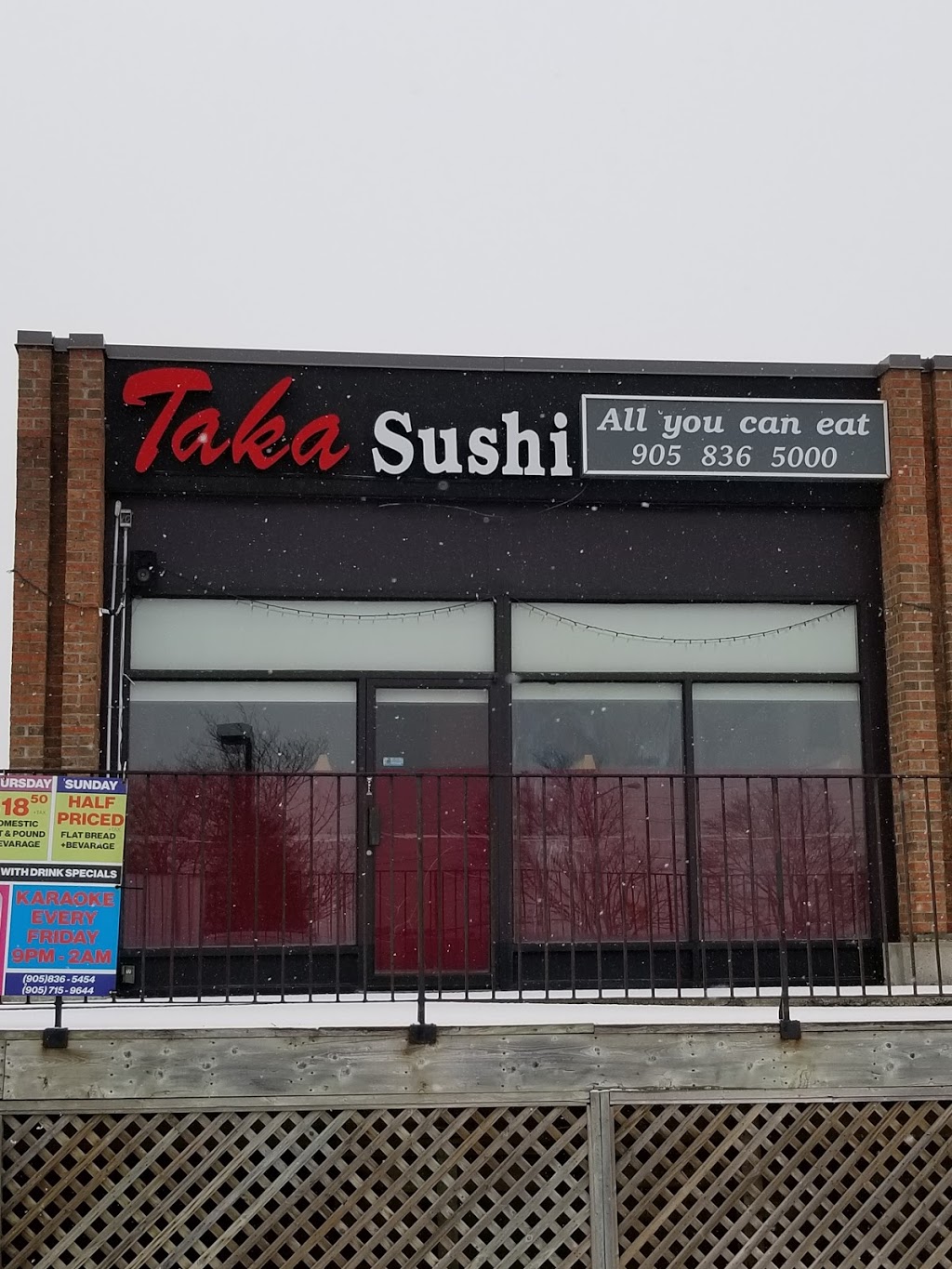 Taka Sushi | 340 Eagle St W, Newmarket, ON L3Y 7M9, Canada | Phone: (905) 836-5000