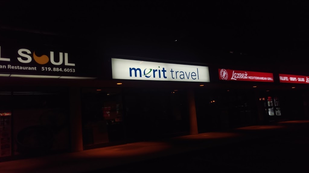 Merit Travel | Regus Offices, 180 Northfield Drive West Unit 4, 1st Floor, Waterloo, ON N2L 0C7, Canada | Phone: (519) 886-0400