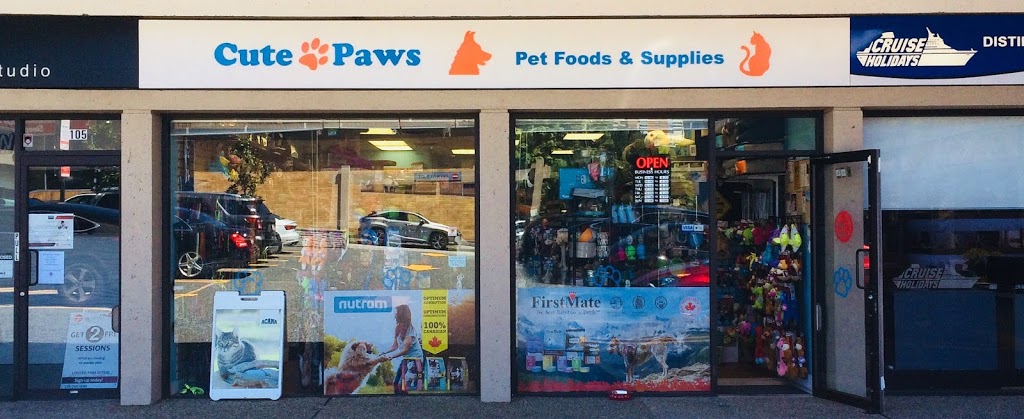 Cute Paws Pet Food & Supplies | 107-1760 Marine Dr, West Vancouver, BC V7V 1J3, Canada | Phone: (604) 925-9936