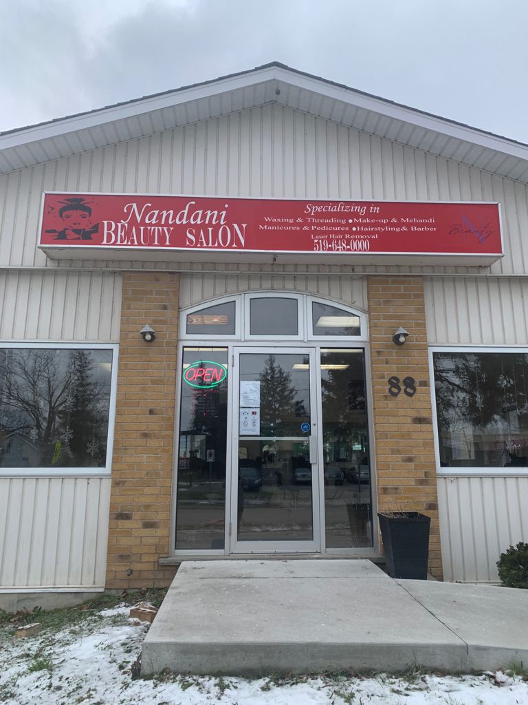 Nandani Beauty Salon Inc. - Breslau | 88 Woolwich St S, Breslau, ON N0B 1M0, Canada | Phone: (519) 648-0000