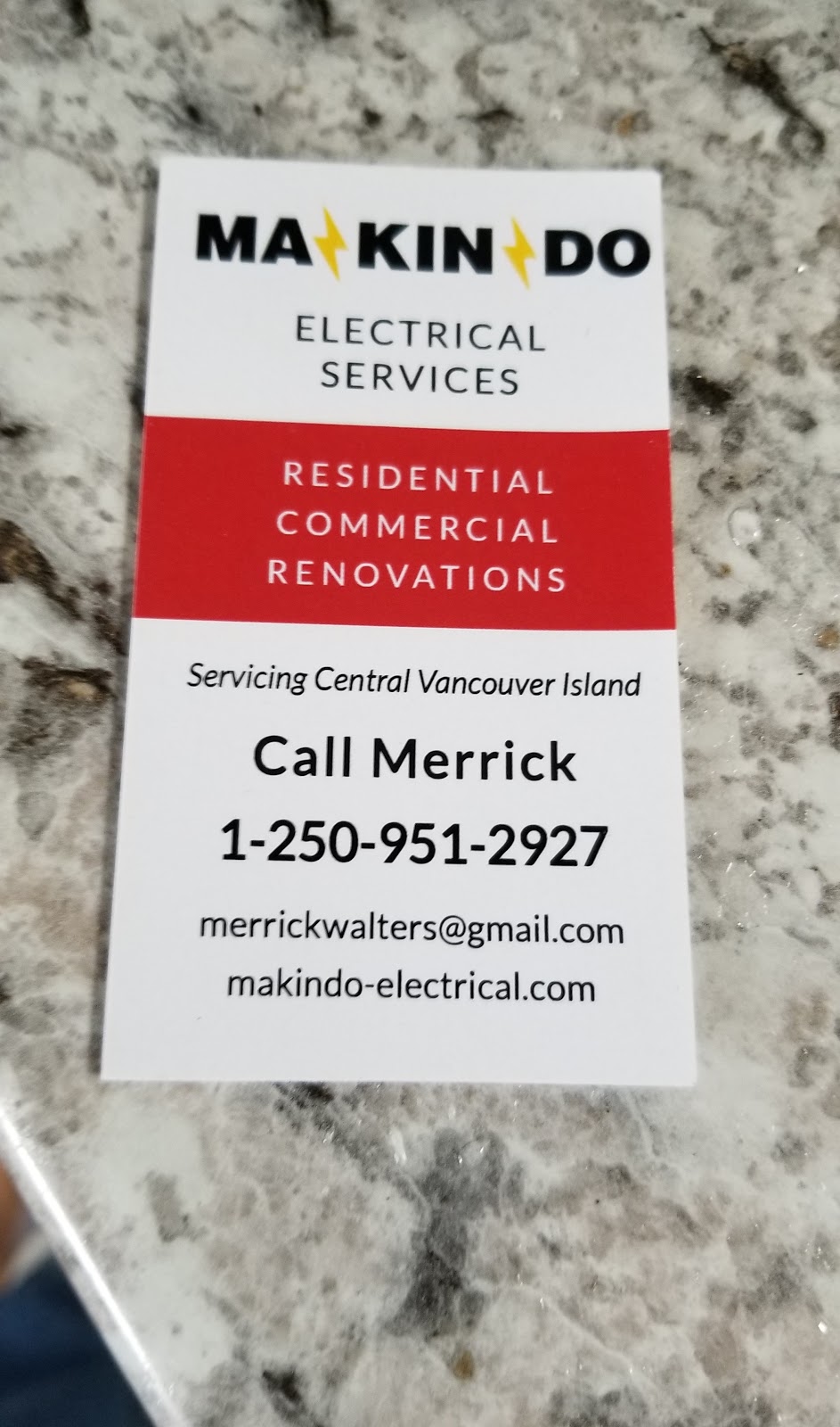 Makindo Electrical Services | 596 Misner Way, Parksville, BC V9P 2R1, Canada | Phone: (250) 951-2927