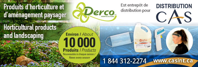 Derco Horticulture Inc | 277 Rue Beauchesne, Saint-Germain-de-Grantham, QC J0C 1K0, Canada | Phone: (819) 395-4559