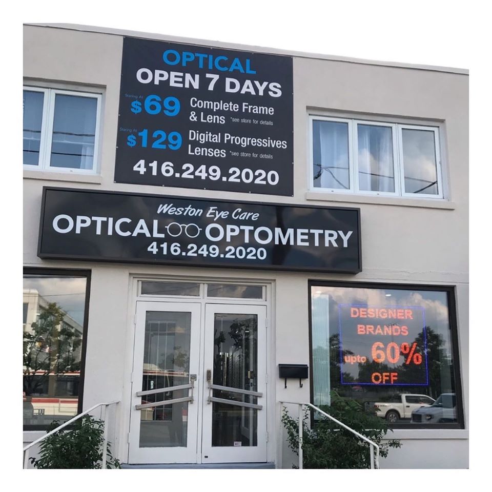 Weston Eyecare Optical- Ortho K/ Myopia Control/ Dry Eye Clinic | 2592 Weston Rd, North York, ON M9N 2A9, Canada | Phone: (416) 249-2020
