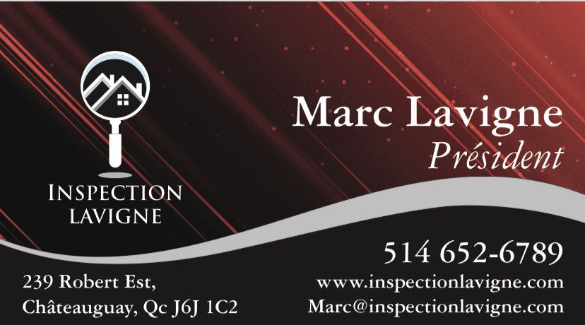 Inspection Lavigne | 239 Rue Robert E, Châteauguay, QC J6J 1C2, Canada | Phone: (514) 652-6789