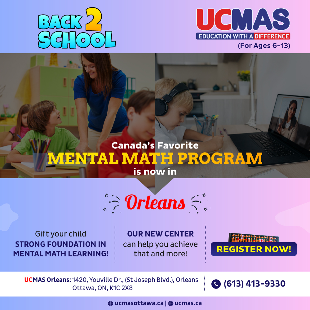 UCMAS Orleans | 1420 Youville Dr Unit# 7, Orléans, ON K1C 7B3, Canada | Phone: (873) 288-0197