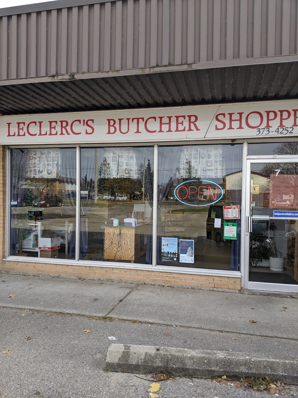 Leclercs Butcher Shop | 365 Westwood Drive, Cobourg, ON K9A 4M5, Canada | Phone: (905) 373-4252