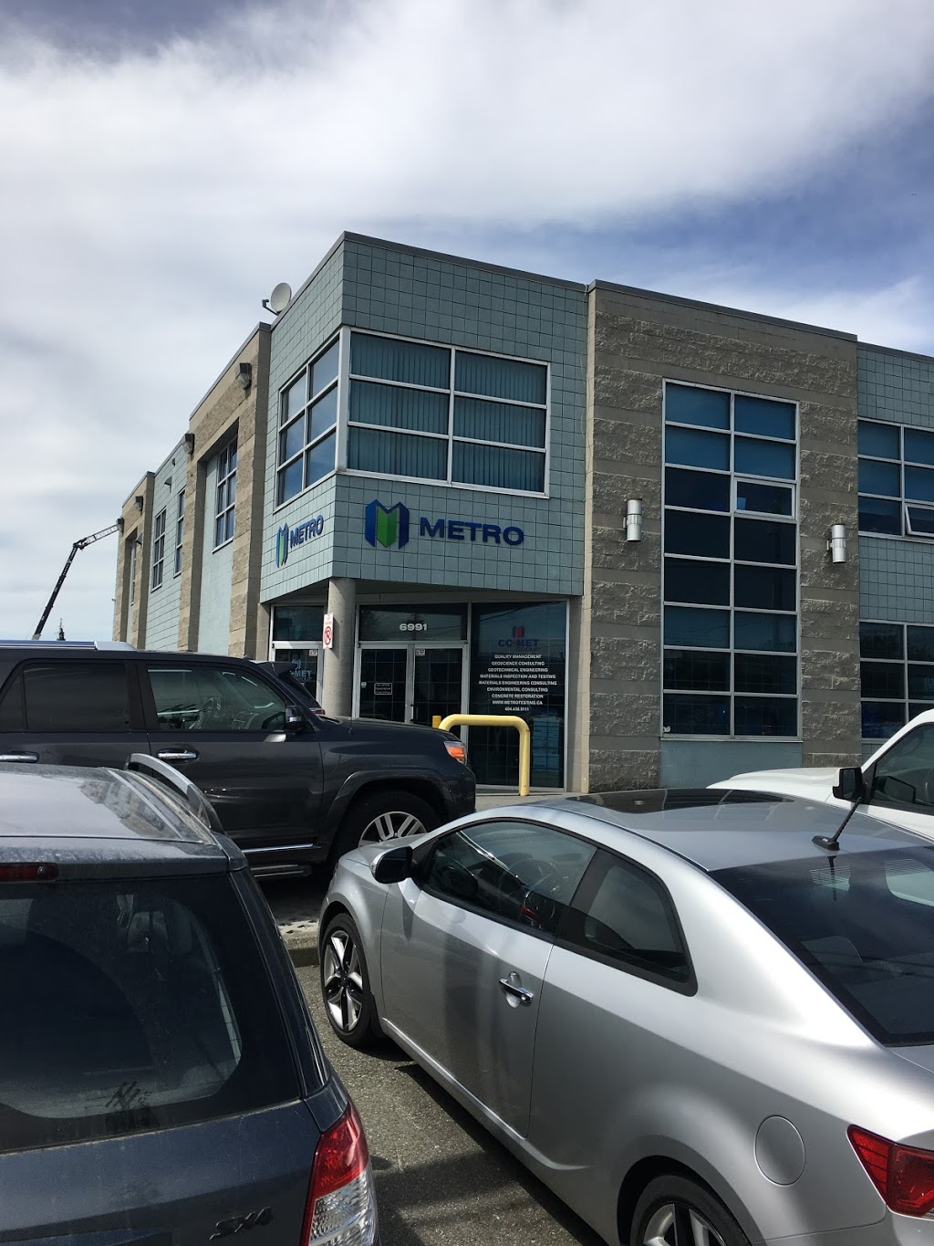 Metro Testing + Engineering Ltd. | 6991 Curragh Ave, Burnaby, BC V5J 4V6, Canada | Phone: (604) 436-9111