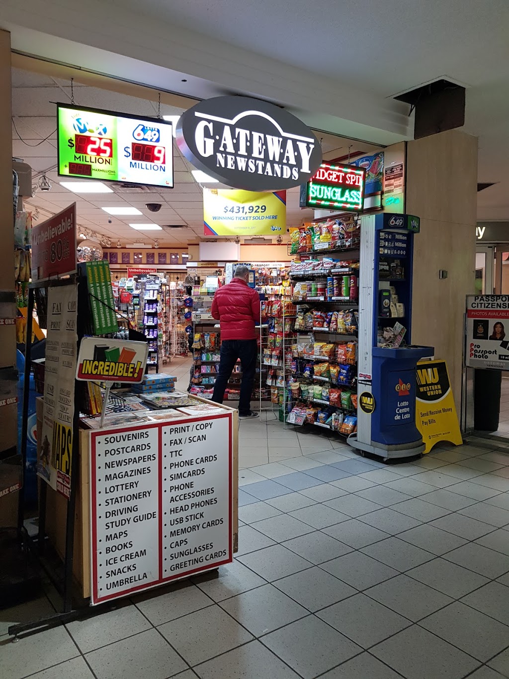 Gateway Newstand | 444 Yonge St Toronto, ON M5B 2H4 Yonge St, Toronto, ON M5B 2H4, Canada | Phone: (416) 205-9373