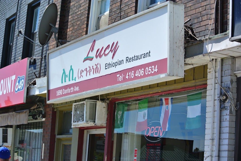 Lucy Ethiopian Restaurant | 1690 Danforth Ave, Toronto, ON M4C 1H8, Canada | Phone: (416) 406-0534