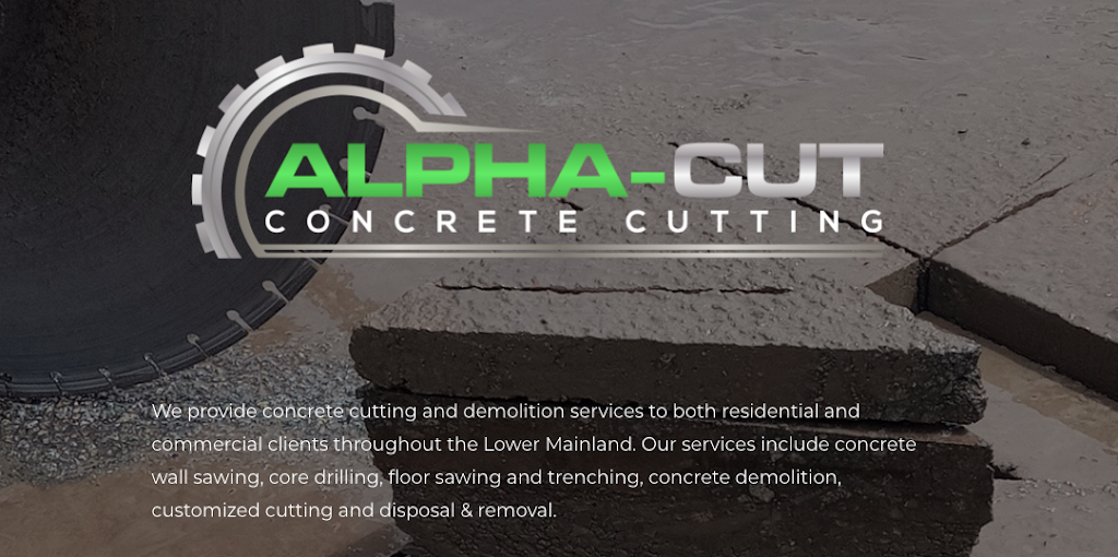 Alpha-Cut Concrete Cutting | 5846 Sherbrooke St, Vancouver, BC V5W 3M9, Canada | Phone: (604) 401-4774