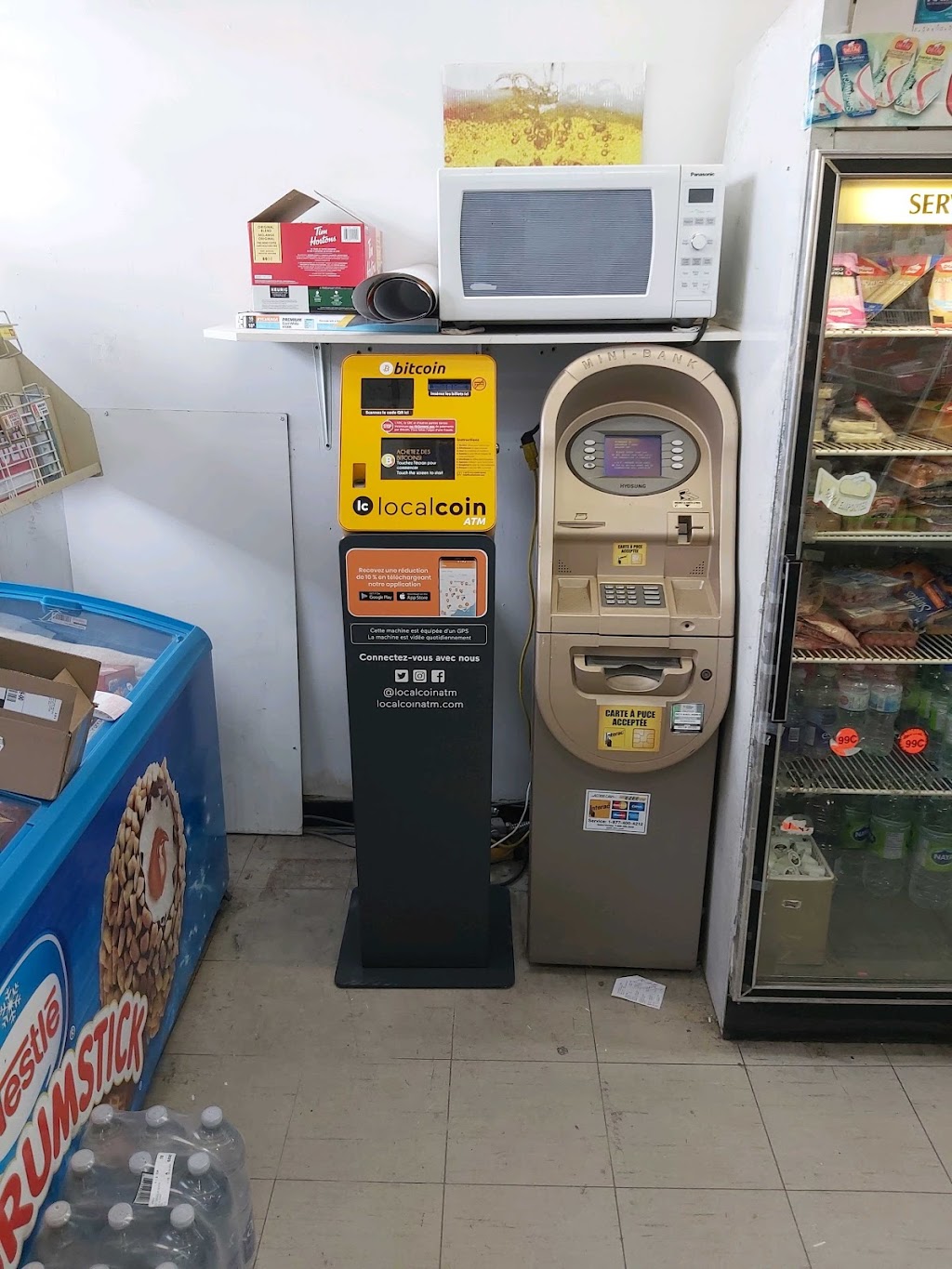Localcoin Bitcoin ATM - Dépanneur Sopia | 3131 Rue Hochelaga, Montréal, QC H1W 1G3, Canada | Phone: (877) 412-2646