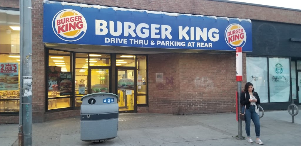 Burger King | 1194 King St W, Toronto, ON M6K 1E6, Canada | Phone: (416) 588-4955